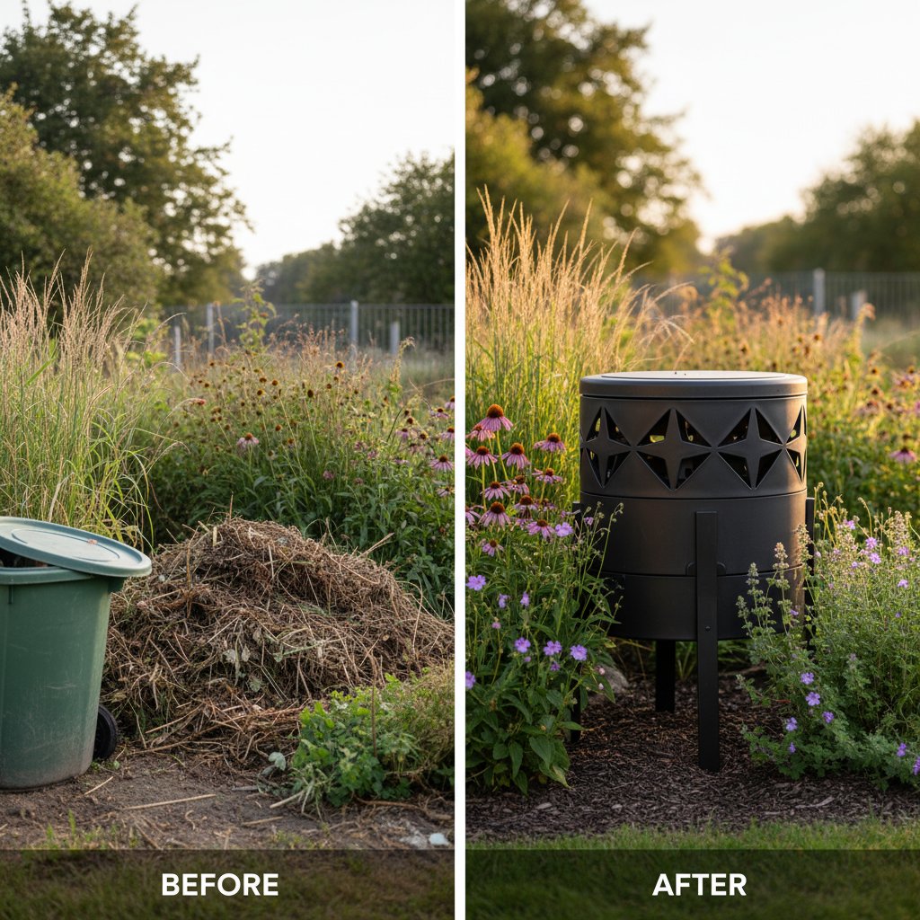 Community garden composting